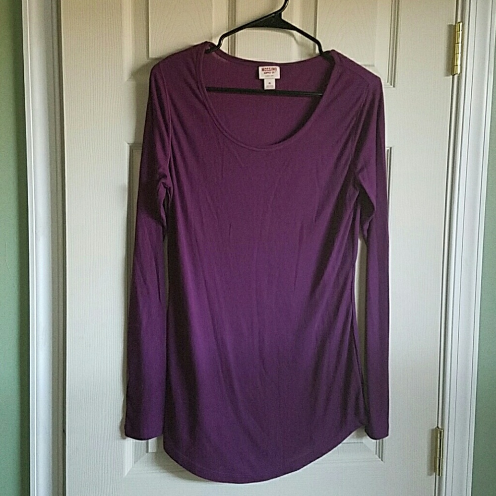 Mossimo purple long sleeve tee size XL